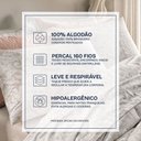 Ver imagem 3 de Jogo de Cama Casal Percal 160 Fios 100 Algodão Karsten