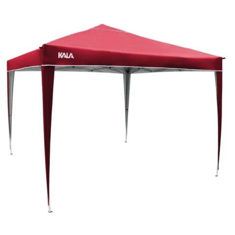 Tenda Gazebo Dobrável 3x3 Sanf Praia Jardim Campo Verme Kala