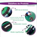 Ver imagem 7 de Espelho Orgânico Lapidado com Led 85x55cm com Led Quente e Bateria