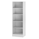 Ver imagem 1 de Estante Livreiro Mirage com 4 Prateleiras Viero Cor Branco