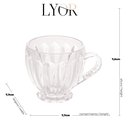 Ver imagem 3 de Xicara de Cristal Lyor Renaissance 200ml