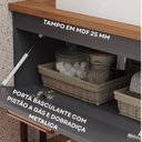 Ver imagem 5 de Gabinete Suspenso Banheiro Mari 80cm com Cuba e Espelheira Lua Espresso Móveis Cinza/Titanium