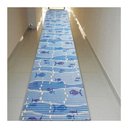 Ver imagem 4 de Tapete Passadeira Emborrachada Antider 65cm Venda por Metro Peixe Azul