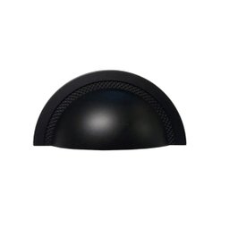 PUXADOR SHELL 64MM PRETO - 1