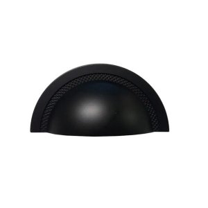 PUXADOR SHELL 64MM PRETO
