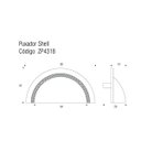 Ver imagem 2 de PUXADOR SHELL 64MM PRETO