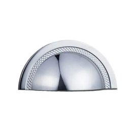 PUXADOR SHELL 64mm CROMADO - 1