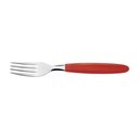 Ver imagem 1 de Kit 24 Garfo Mesa Tramontina Ipanema Inox Vermelho