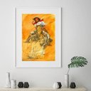 Ver imagem 1 de Quadro Boiadeiro Umbanda - 60x48cm:madeira Preta