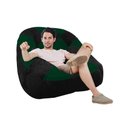 Ver imagem 2 de Poltrona Paloma Escritório Sala Pé Plástico Suede Preto e Suede Verde - Dominic Decor