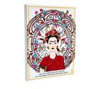 Ver imagem 2 de Quadro Box Frida Relogio Branco em Mdf 30x40