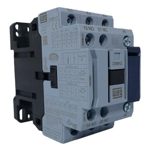 Contator Weg 12a Cwb12-11-30d02 24vca 1na+1nf - 12660803