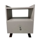 Ver imagem 2 de Mesa Cabeceira 1 Gaveta Palmas