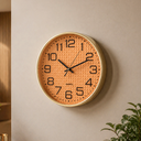 Ver imagem 2 de Relógio de Parede 30 Cm Decorativo Silencioso Re-093 Pgb Dourado