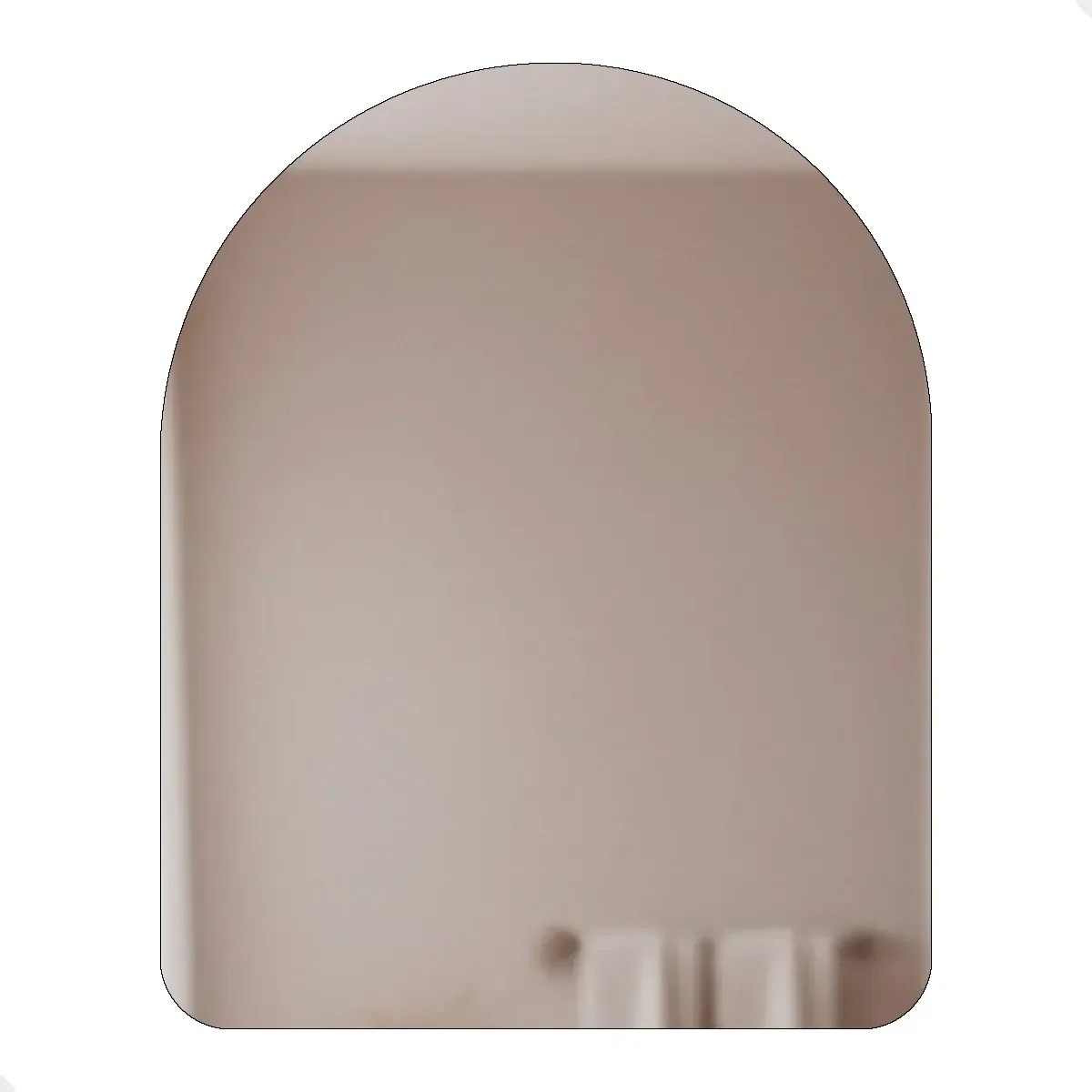 Ver imagem 2 de Espelho Orgânico de Parede com Led Frio Capela 44x64 Espelho Decorativo para Sala Quarto Banheiro