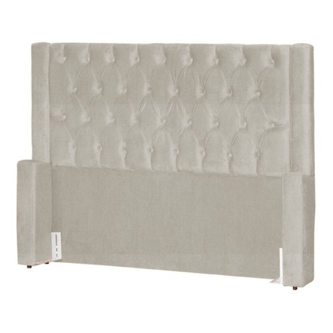 Cabeceira de Cama Box Estofada 140 Cm Casal Emma Suede