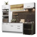 Ver imagem 3 de Armário de Cozinha Completa 270cm Branco Agata Madesa 04