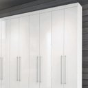 Ver imagem 3 de Guarda-Roupa Master Vip 8 Portas com Pés Branco