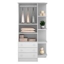 Ver imagem 2 de Guarda-Roupa Infantil com 2 Portas 3 Gavetas e Cantoneira Doce Sonho Branco 825