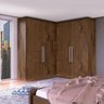 Guarda-Roupa Modulado de Canto 4 Portas Viena Brauna - 2