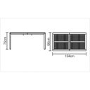 Ver imagem 4 de Mesa de Madeira Retangular Fitt Eco Blindage Tramontina