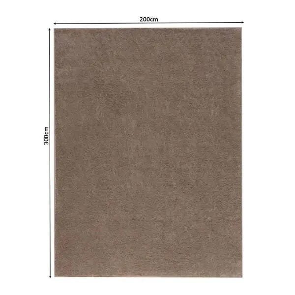 Tapete para Sala Antiderrapante 2.00 x 3.00 Sevilha Trigo Marrom - 4