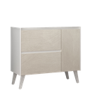 Ver imagem 3 de Gabinete de Banheiro 90cm sem Cuba Ref 910 Cewal - Branco/arenito
