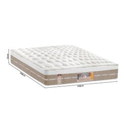 Colchão Queen Castor Pocket Silver Star Air One Face 72x158x198 - 4
