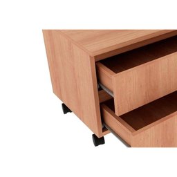 Gabinete de Banheiro BN3603 2 Gavetas c/ Rodízio cor Amêndoa - Tecno Mobili - 4 Gabinete de Banheiro BN3603 2 Gavetas c/ Rodízio cor Amêndoa - Tecno Mobili - 4