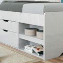 Ver imagem 3 de Cama com Gavetas 100% em Mdf Conect Branco
