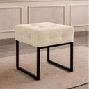 Ver imagem 1 de Puff Sala Decorativo Industrial Elisa Suede D03 - D’Rossi