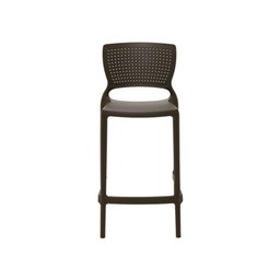 Cadeira Plastica Monobloco Safira Marrom Bar e Residencia Tramontina - 7