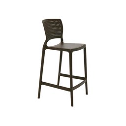 Cadeira Plastica Monobloco Safira Marrom Bar e Residencia Tramontina - 1