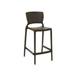 Cadeira Plastica Monobloco Safira Marrom Bar e Residencia Tramontina - 8