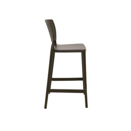 Cadeira Plastica Monobloco Safira Marrom Bar e Residencia Tramontina - 6