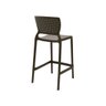 Cadeira Plastica Monobloco Safira Marrom Bar e Residencia Tramontina - 4