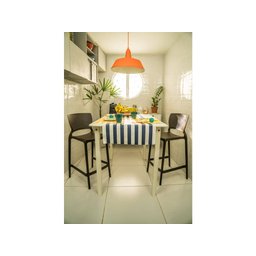 Cadeira Plastica Monobloco Safira Marrom Bar e Residencia Tramontina - 3