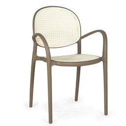 Kit 2 Cadeiras de Jantar Roma com Braço para Sala e Cozinha - 4