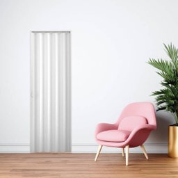 Porta Sanfonada Branca Plasbil 210x120cm - 5