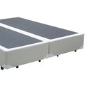 Ver imagem 2 de Base Box King Bipartido Branco Sintético 198x203