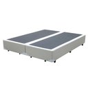 Ver imagem 1 de Base Box King Bipartido Branco Sintético 198x203