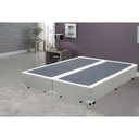 Ver imagem 3 de Base Box King Bipartido Branco Sintético 198x203