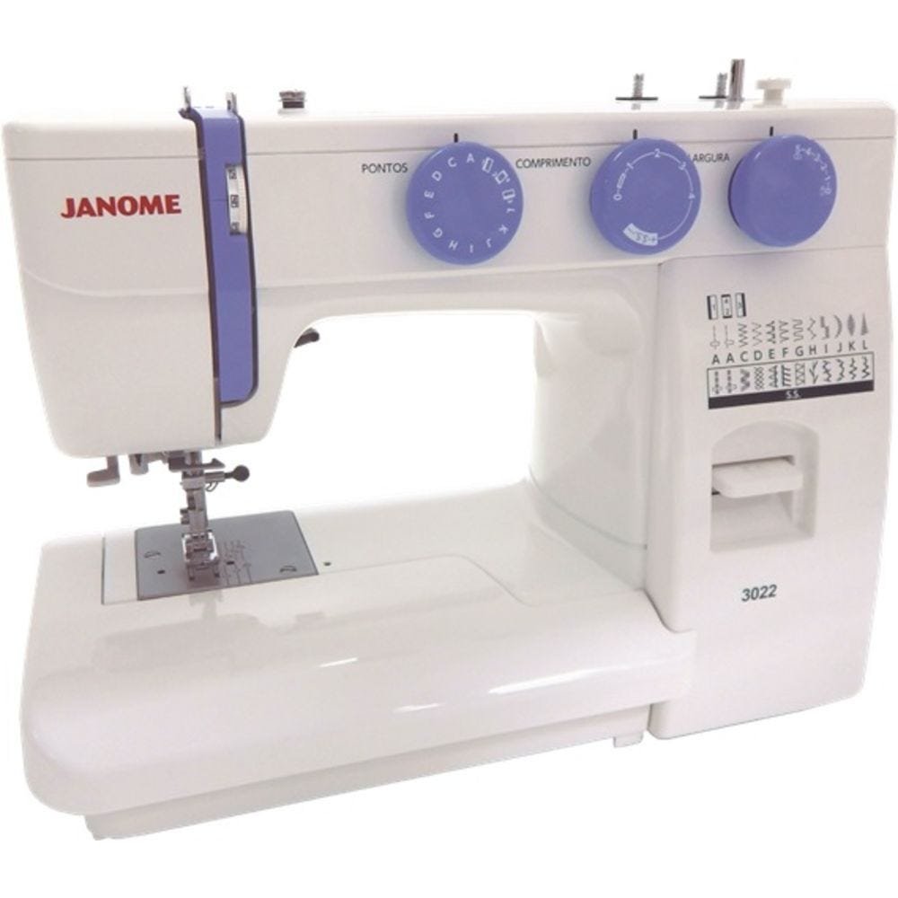 Máquina de Costura Janome 3022 MadeiraMadeira
