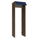 Ver imagem 5 de Porta-Geladeira 73 cm 1 Porta Basculante Rustic/Azul Vik Madesa