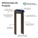 Ver imagem 3 de Porta-Geladeira 73 cm 1 Porta Basculante Rustic/Azul Vik Madesa