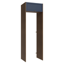 Ver imagem 1 de Porta-Geladeira 73 cm 1 Porta Basculante Rustic/Azul Vik Madesa
