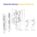Ver imagem 3 de Fechadura Banheiro Tera Cromada Imab Cromada