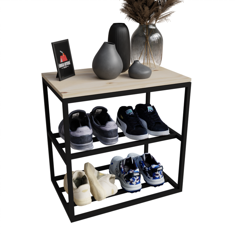 Ver imagem 1 de Banco Sapateira de Ferro com Funcionalidade e Durabilidade 30x40cm