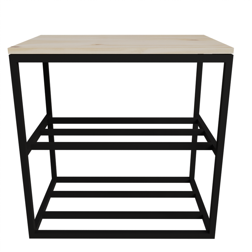 Banco Sapateira de Ferro com Funcionalidade e Durabilidade 30x40cm - 4