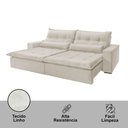 Ver imagem 7 de Sofá Grecia Linho 02 Módulos de 90cm B25cm Meu Sofá Online